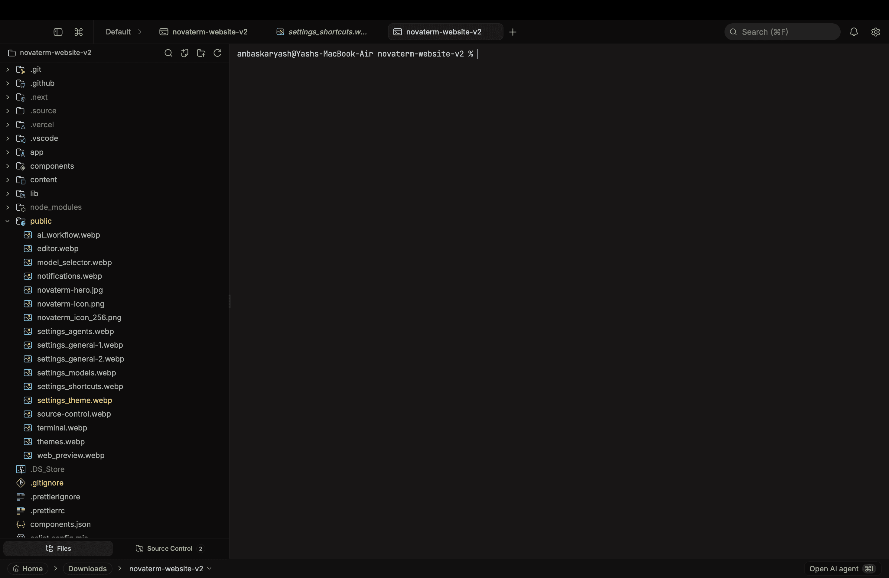 NovaTerm Interface